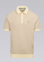 3 Button Knitted Polo Shirt