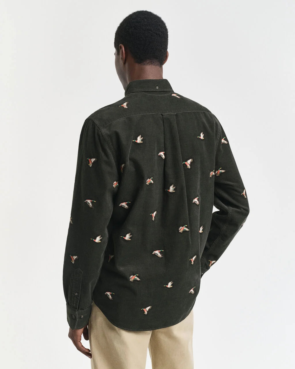 Embroidered Corduroy Shirt