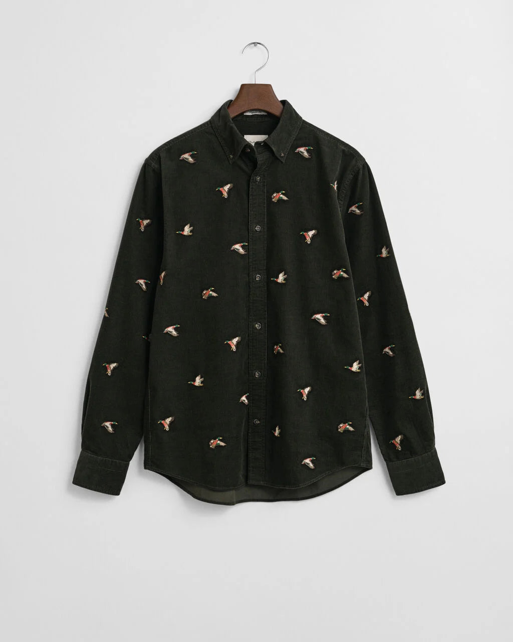 Embroidered Corduroy Shirt