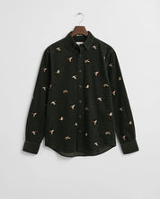 Embroidered Corduroy Shirt
