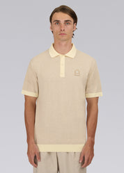3 Button Knitted Polo Shirt