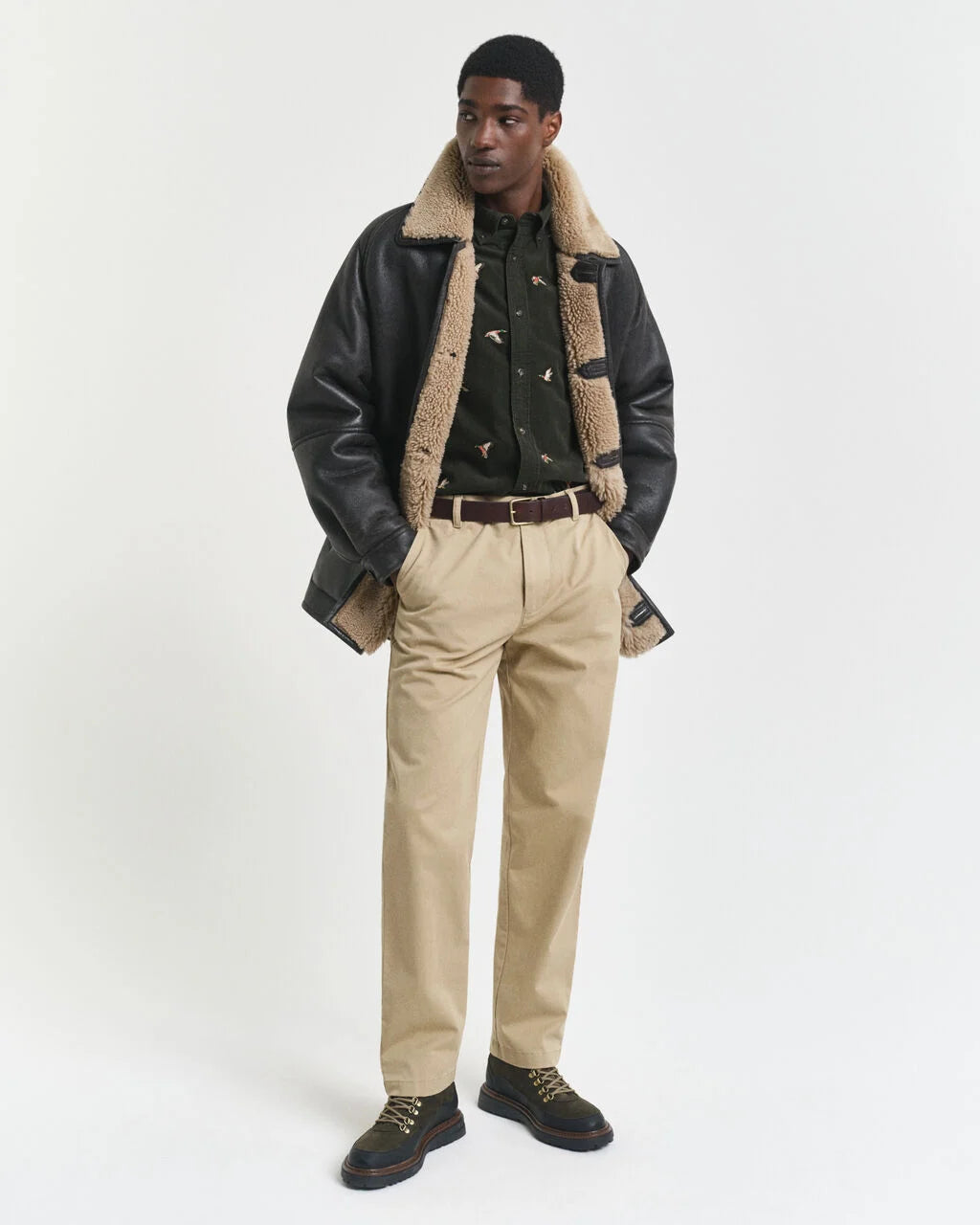 Embroidered Corduroy Shirt