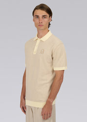 3 Button Knitted Polo Shirt