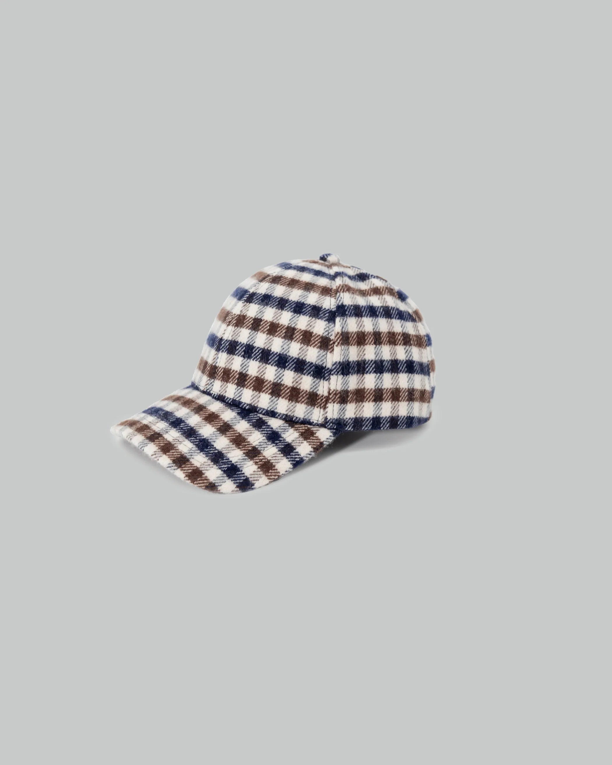 Club Check Water Repellent Wool Cap