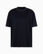 All Over Flock Print T-Shirt