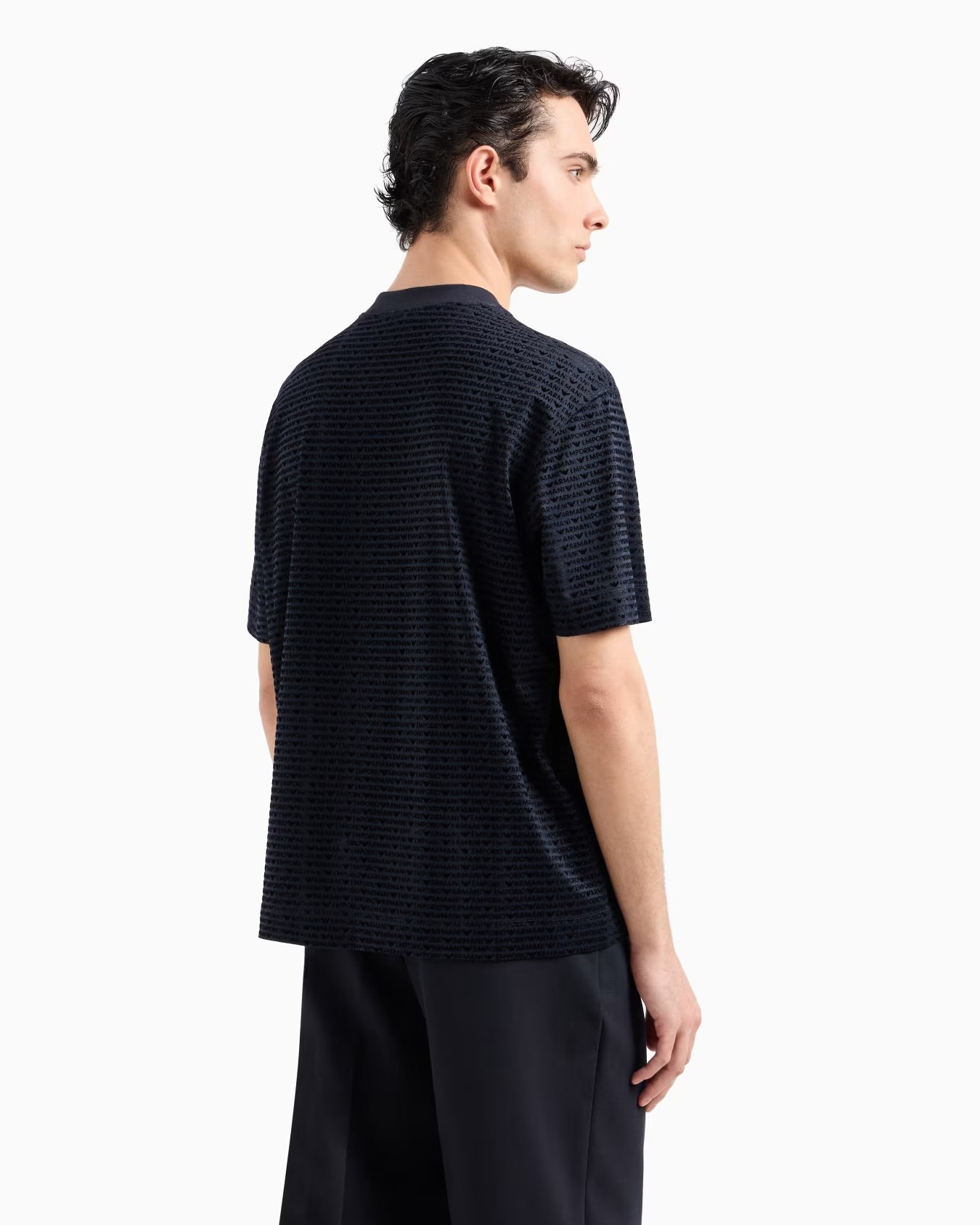All Over Flock Print T-Shirt