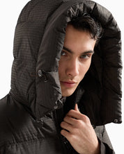 All Over Logo Print Down Jacket