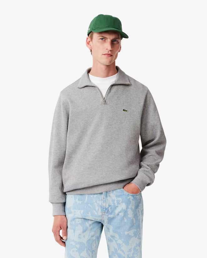 Zipped Neck Sweatshirt