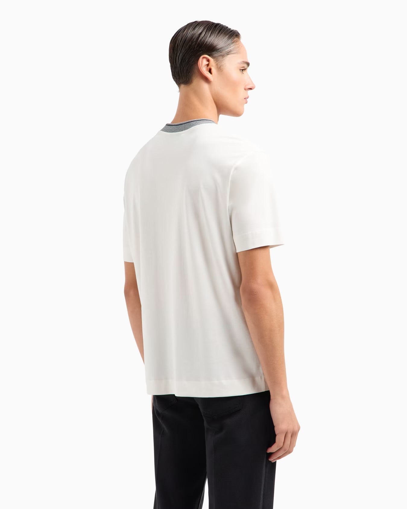 Rib Neck T-Shirt