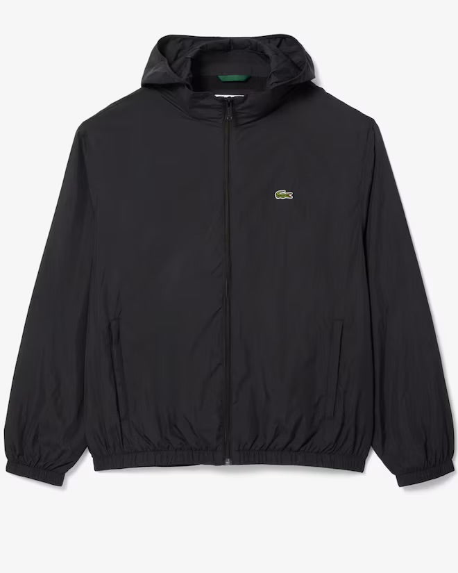 Water-Repellent Hooded Jacket