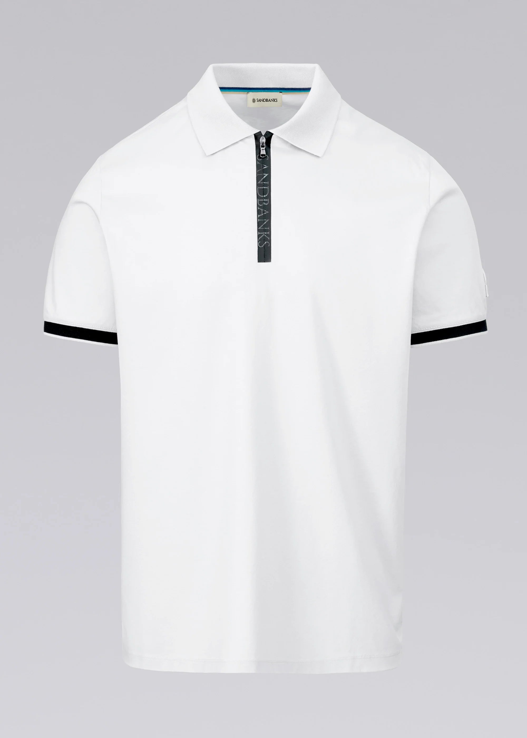 Silicone Zip Polo Shirt