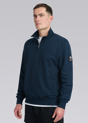 Badge Logo Quarter Zip Sweatshirt