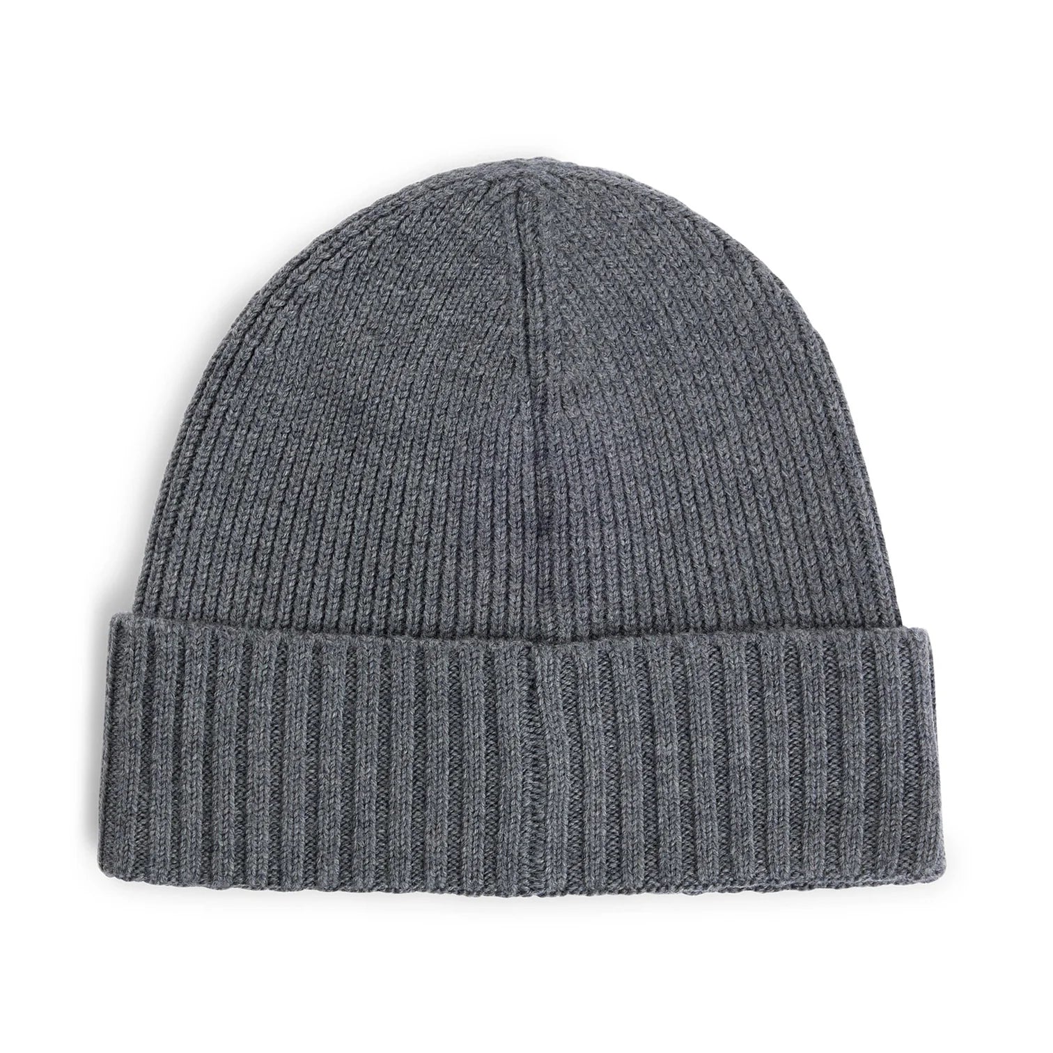 Wool Beanie With Logo Plaque