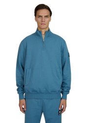Sandbanks Badge Logo Quarter Zip Sweatshirt