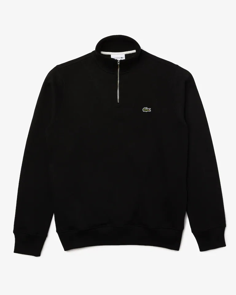 Zip-Up High Neck Sweatshirt