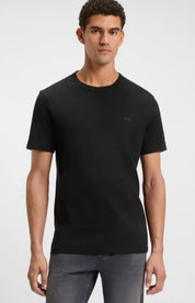 Slub-Cotton T-Shirt With Logo Detail