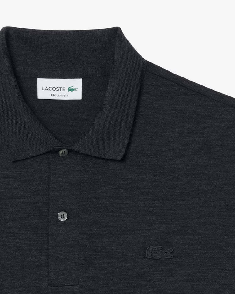 Lacoste Wool Blend Jersey Polo Shirt