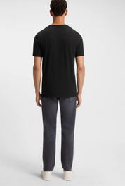 Slub-Cotton T-Shirt With Logo Detail