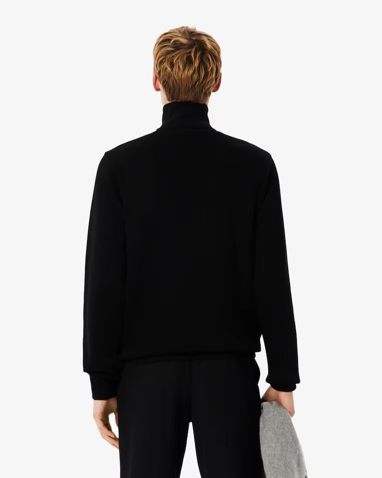 Zip-Up High Neck Sweatshirt