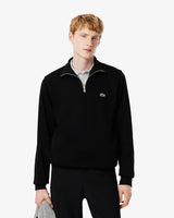 Zip-Up High Neck Sweatshirt