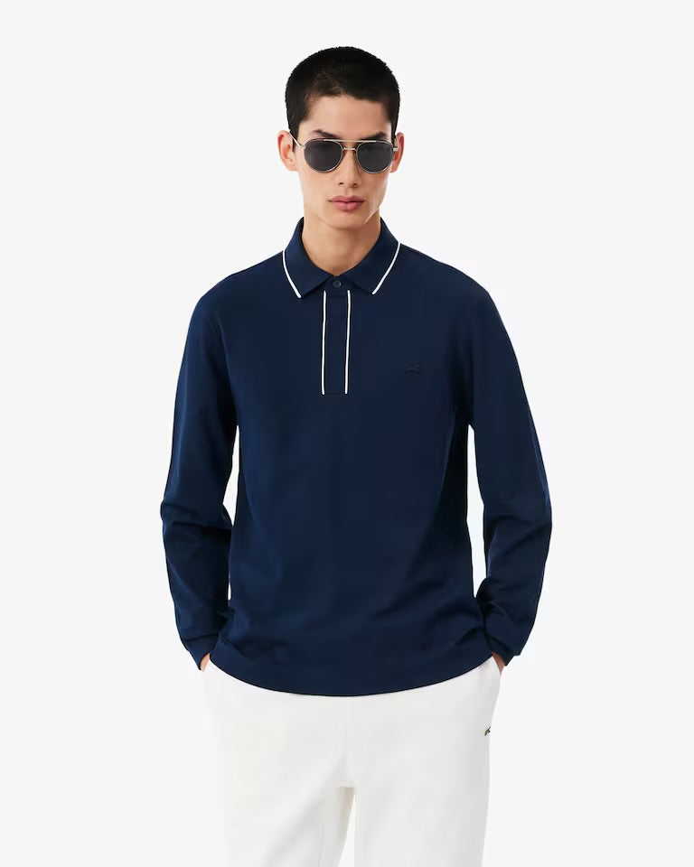 Lacoste Long Sleeved Paris Polo Shirt