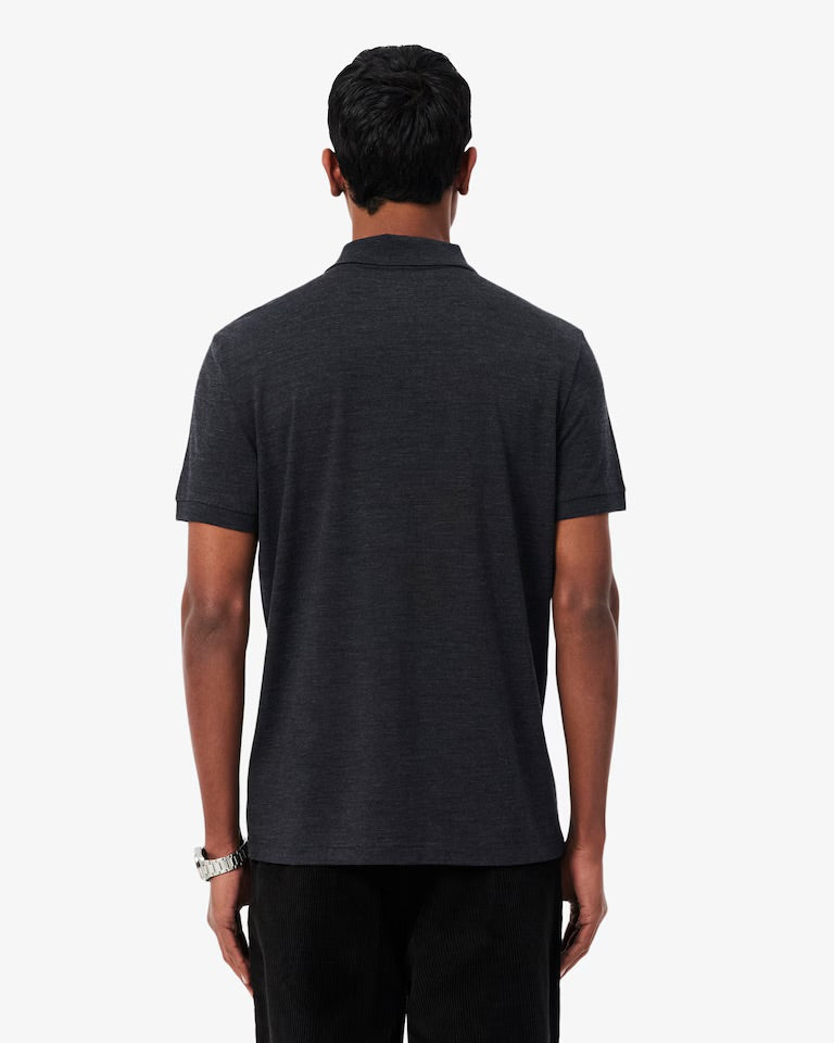 Lacoste Wool Blend Jersey Polo Shirt