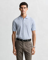 Extra Fine Merino Wool Polo Sweater