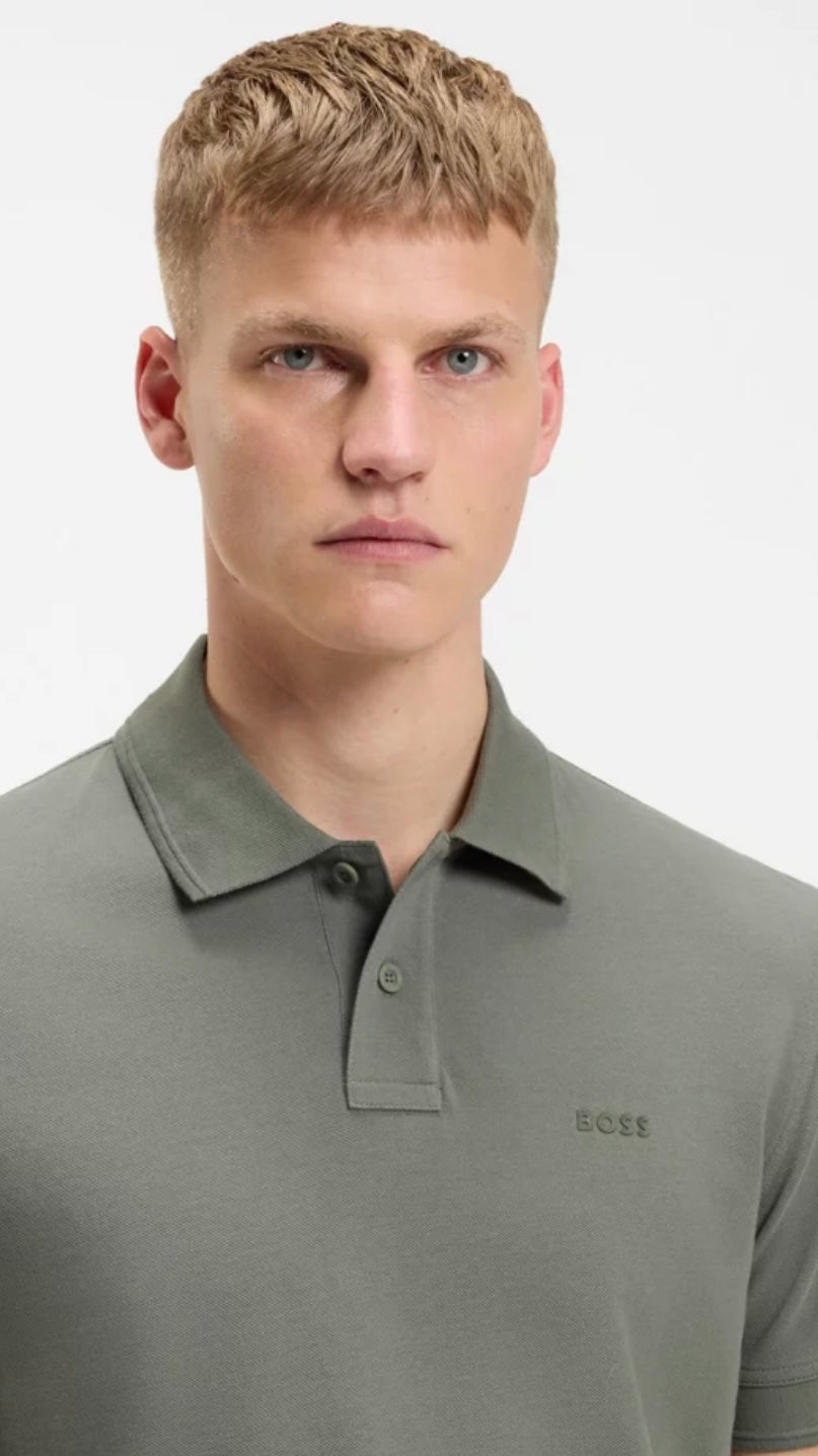 Logo Print Piqué Polo Shirt
