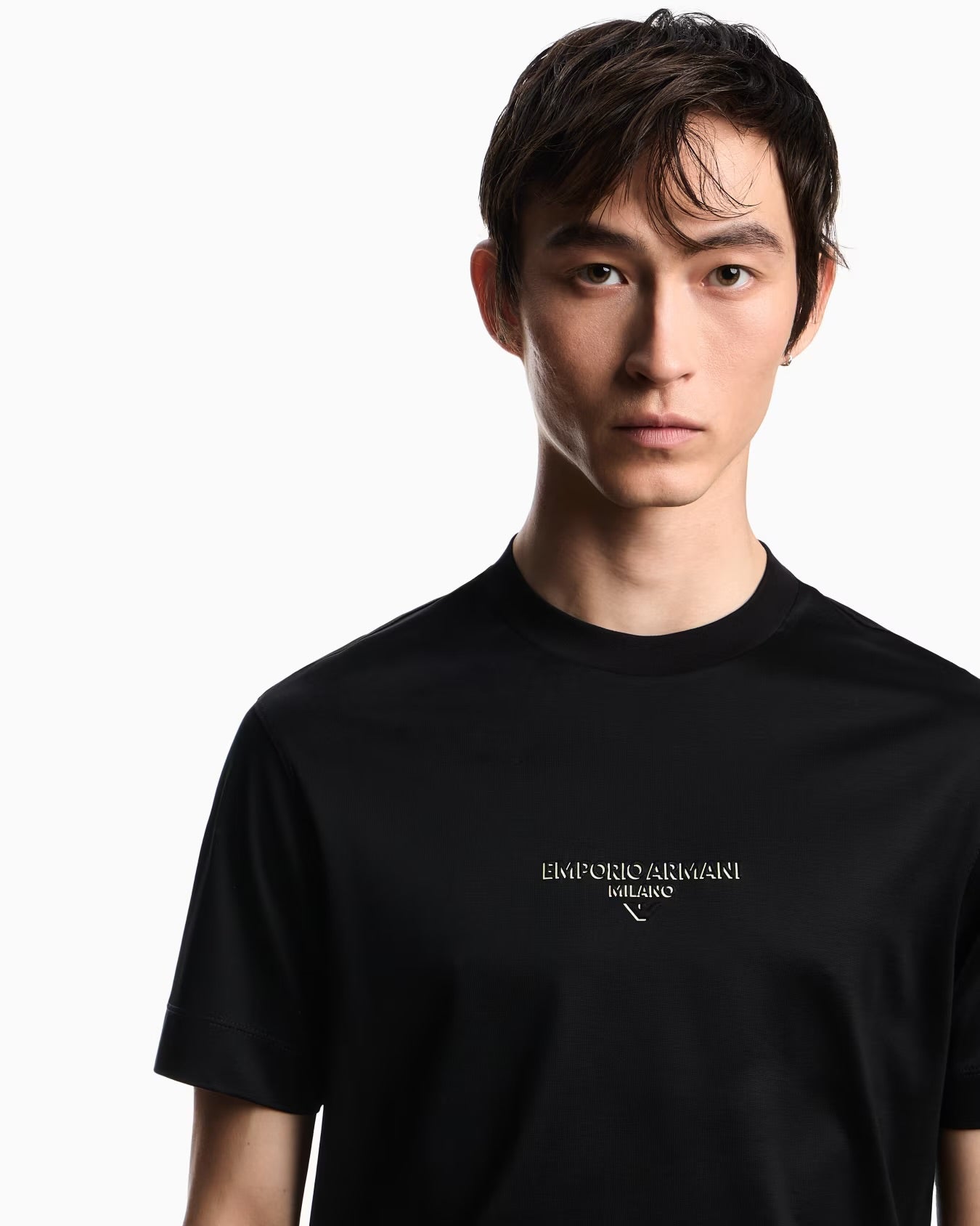 3D-Effect Logo Jersey T-Shirt