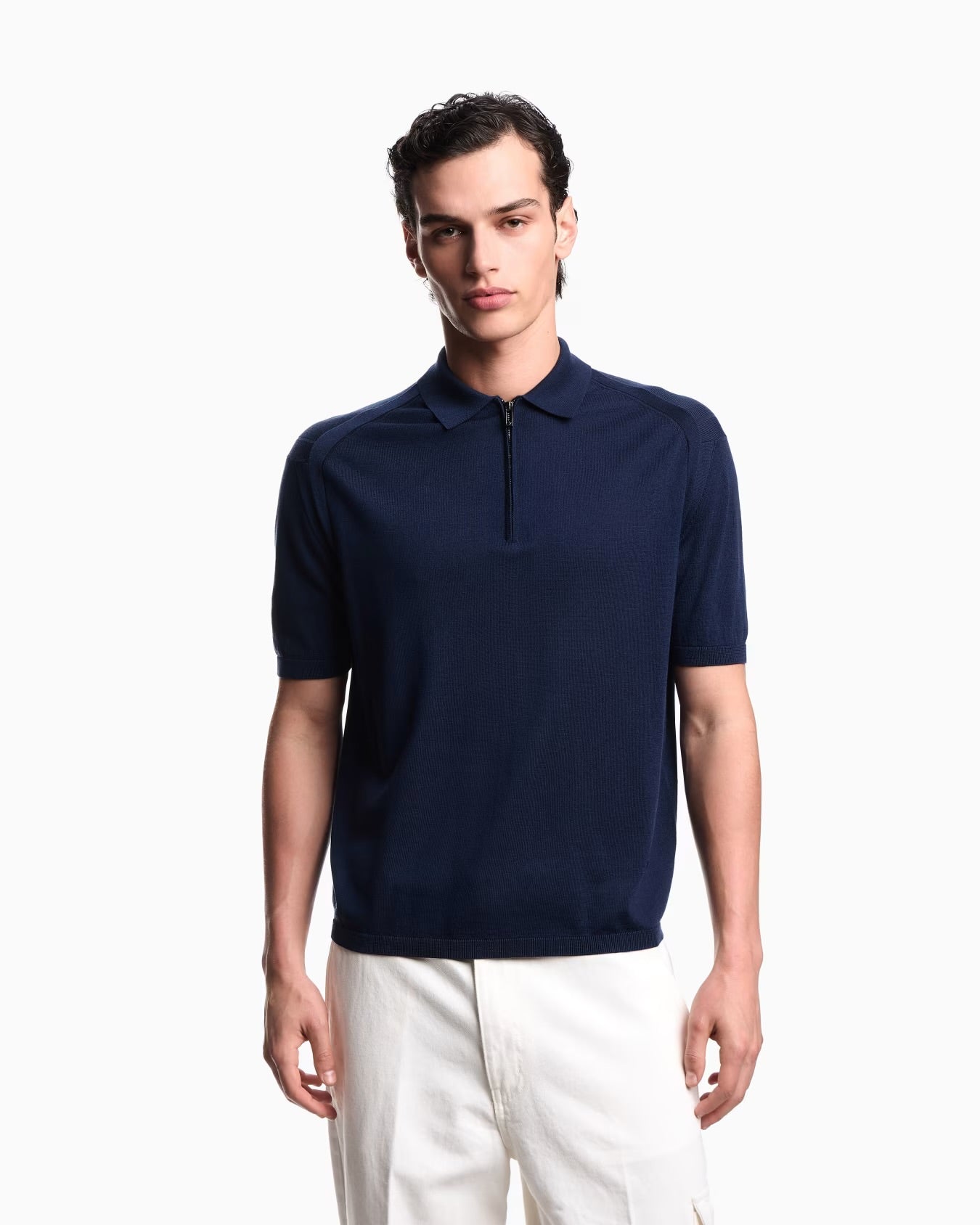 Polo Shirt Collar Jumper