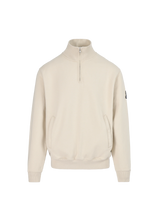 Sandbanks Badge Logo Quarter Zip Sweatshirt