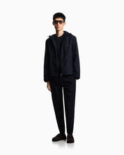 Pocket And Logo Patch Jersey Sweatshirt