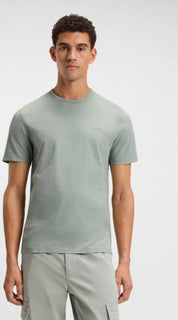 Slub-Cotton T-Shirt With Logo Detail