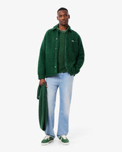 Wool Blend Felt Overshirt