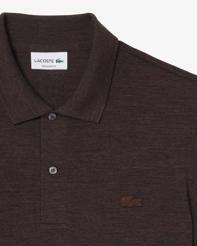 Lacoste Wool Blend Jersey Polo Shirt