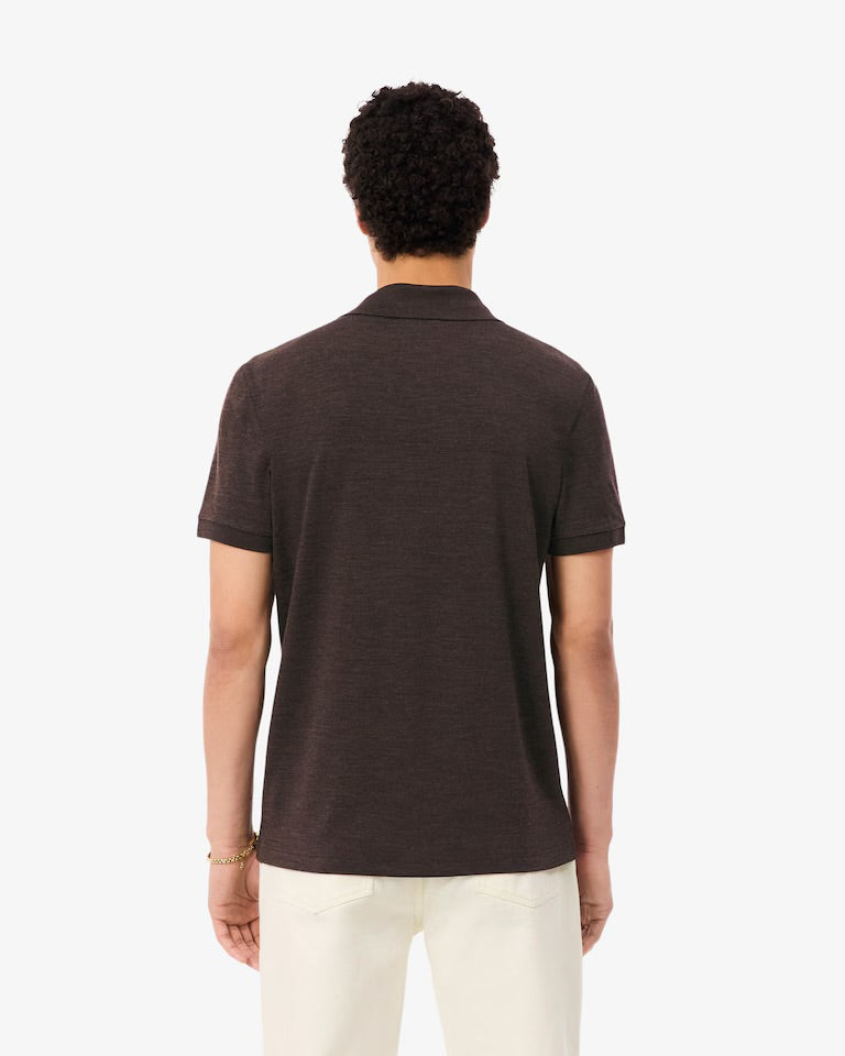 Lacoste Wool Blend Jersey Polo Shirt