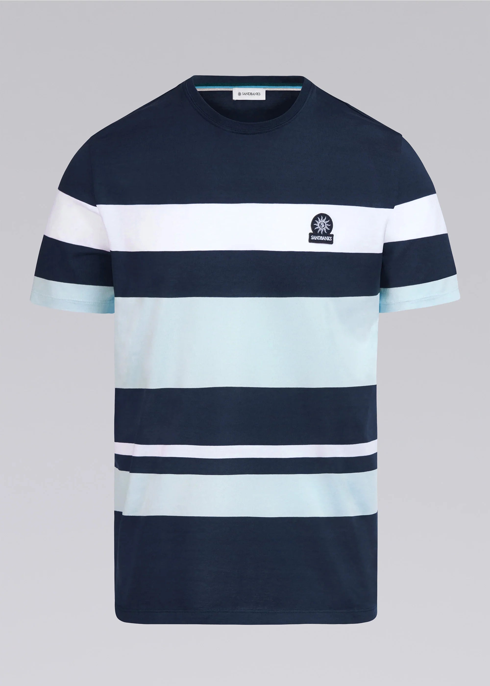 Mercerised Stripe T-Shirt