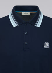 Gradient Rib Polo Shirt