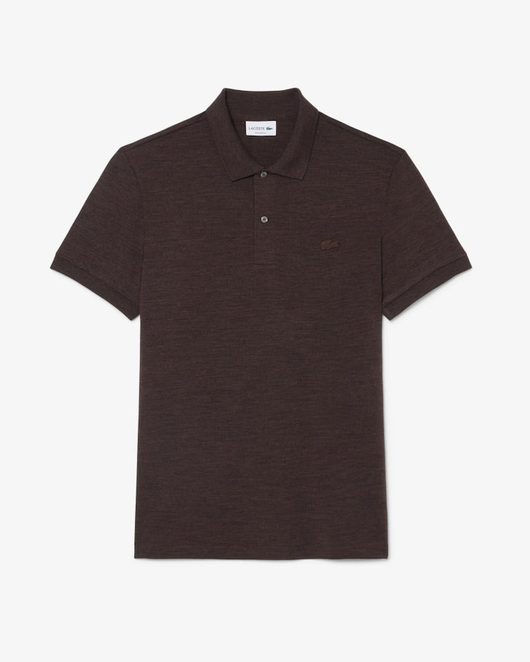 Lacoste Wool Blend Jersey Polo Shirt