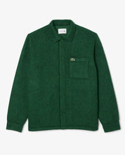 Wool Blend Felt Overshirt