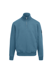 Sandbanks Badge Logo Quarter Zip Sweatshirt
