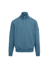 Sandbanks Badge Logo Quarter Zip Sweatshirt