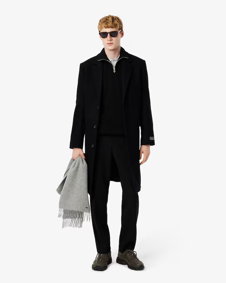Zip-Up High Neck Sweatshirt