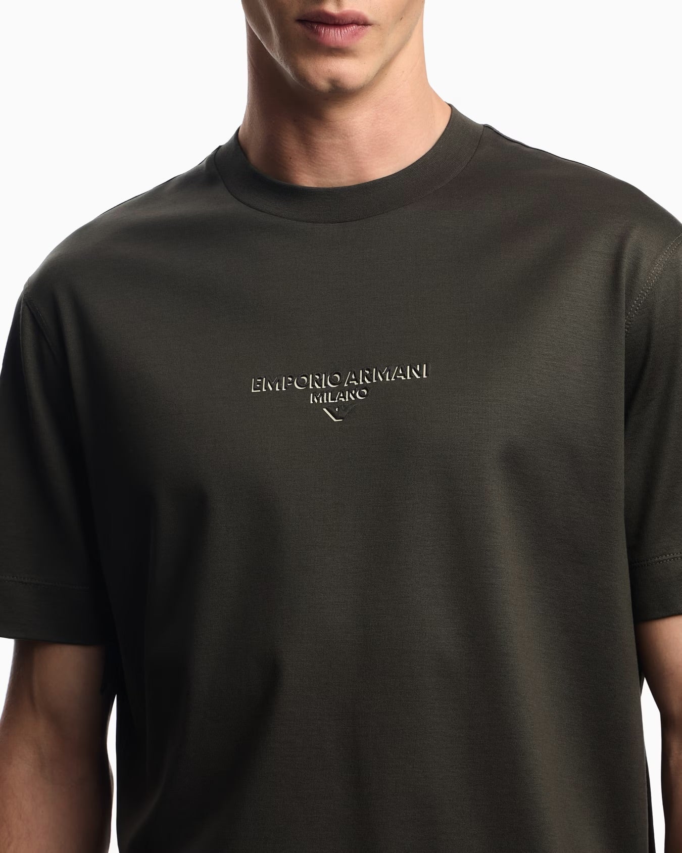 3D-Effect Logo Jersey T-Shirt