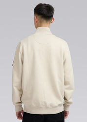 Sandbanks Badge Logo Quarter Zip Sweatshirt