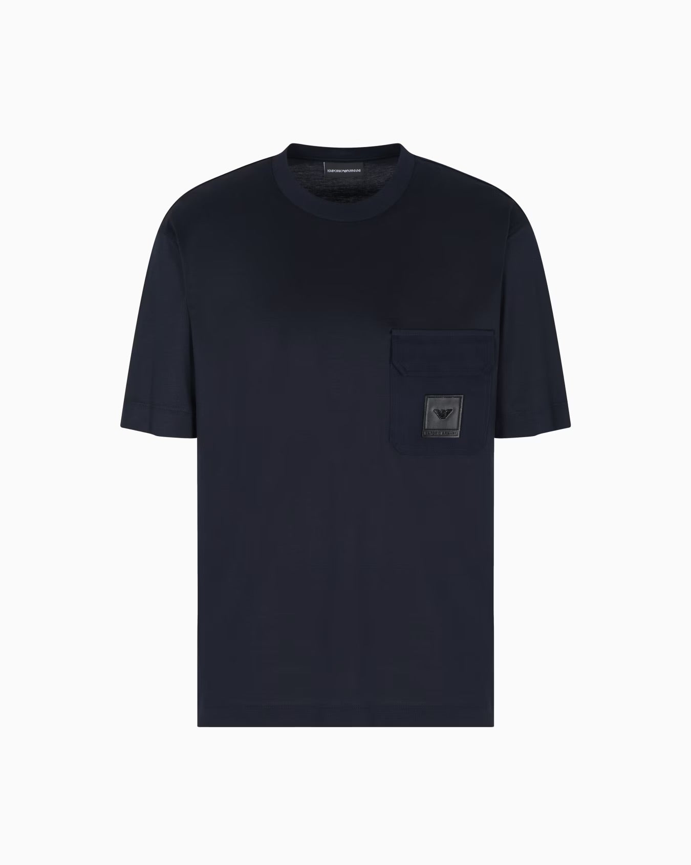Pocket and Logo Patch T-Shirt