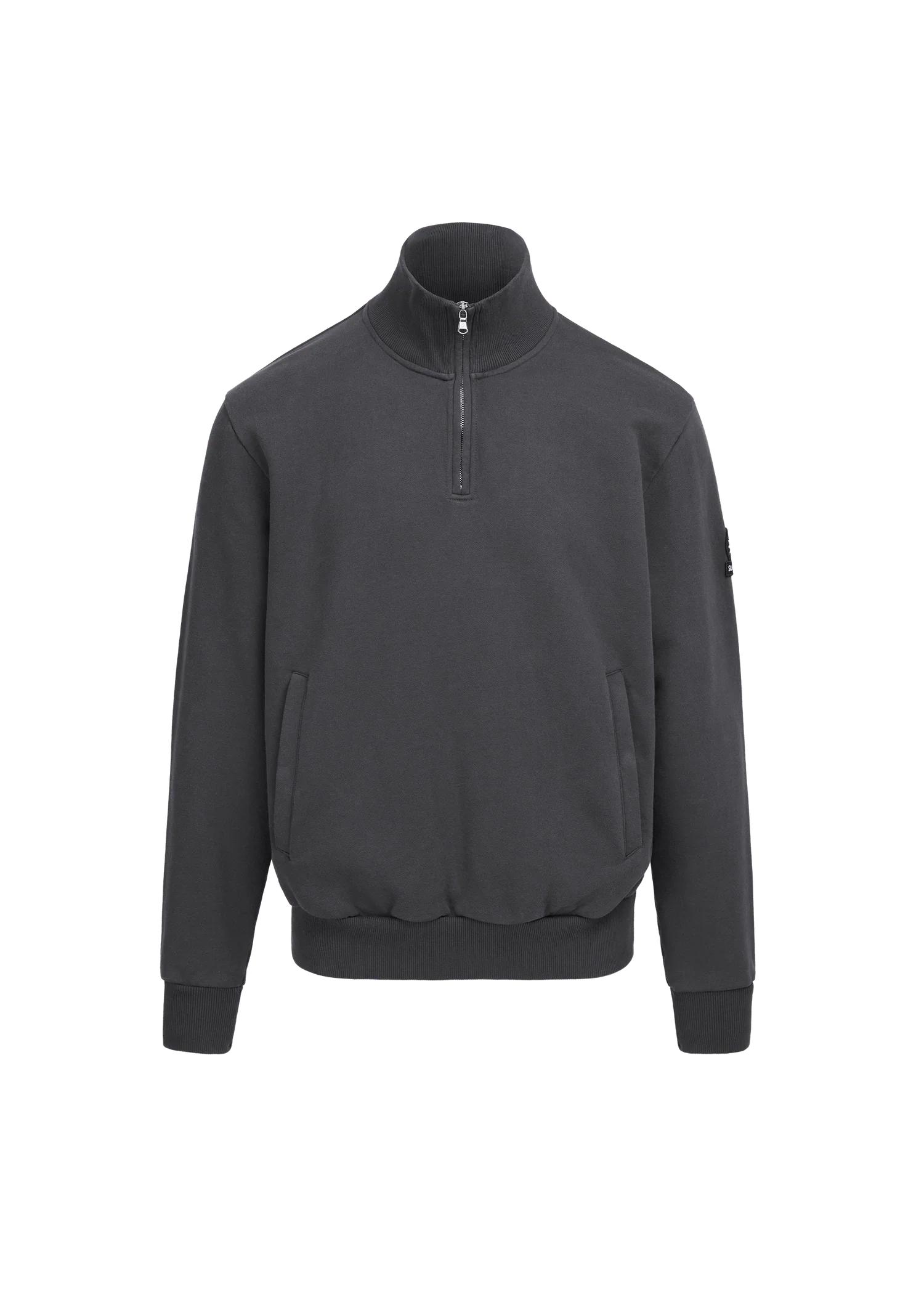 Badge Logo Quarter Zip Sweatshirt