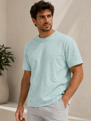Terry Cloth Flower T-Shirt