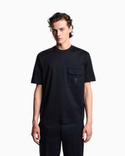 Pocket and Logo Patch T-Shirt