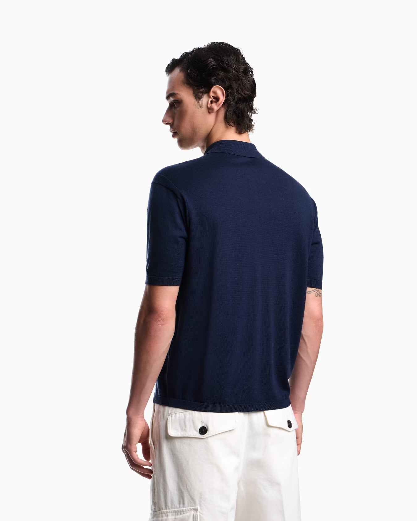 Polo Shirt Collar Jumper